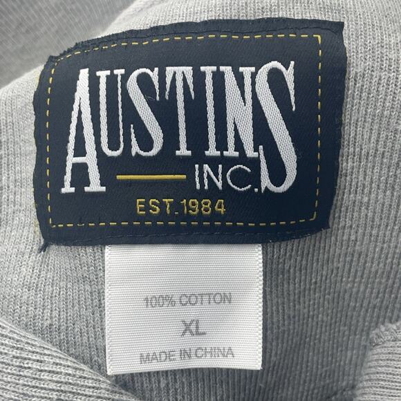 Fripp Island Golf Resort 100% Cotton Men XL 1/4 Zip Pull Over Black Austins Inc - Picture 6 of 7